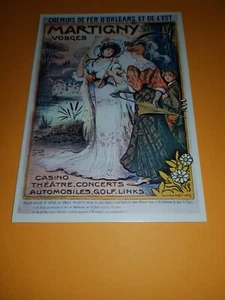 Carte postale Chemins de fer d'Orléans et de l'Est MARTIGNY VOSGES - Foto 1 di 2