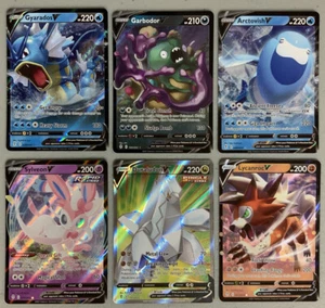 🟣Pokemon Cards🟣Evolving Skies (2021)🟣V: Gyarados Garbodor Sylveon Lycanroc - Picture 1 of 6