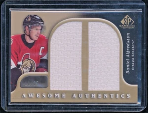 2005-06 SP Juego Usado Impresionante Authentics Oro Jersey Daniel Alfredsson 12/25 - Imagen 1 de 5