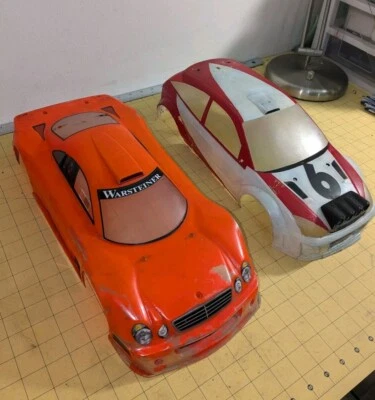 Tamiya RC 1/10 Body PAIR - Ford Focus Rally + Mercedes CLK-GTR Remote Controlled - Image 1 of 4