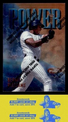 1997 Finest Bernie Williams    BRZ #45 New York Yankees - Image 1 of 2