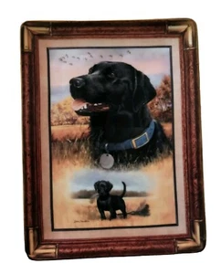 Franklin Mint "Best Of Breed" Black Lab Ente Jagd Sammelteller #HB1905 - Bild 1 von 2