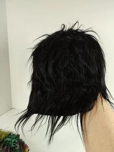Halloween Masks No Face Black Hair Decor Scary Creepy Costume Haunted Adult Fun - Picture 1 of 4
