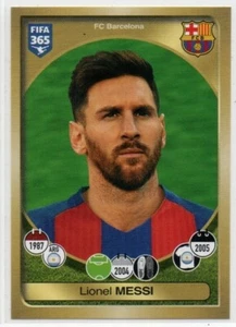 LIONEL MESSI Panini FIFA 365 2017 #71 BARCELONA MINT sticker - Picture 1 of 2