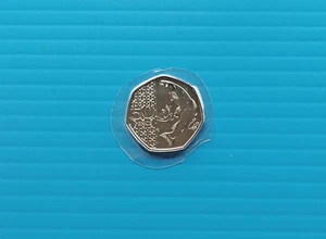50p Coin. KING CHARLES ATLANTIC SALMON 2024 FIFTY PENCE BUNC. - Picture 1 of 2