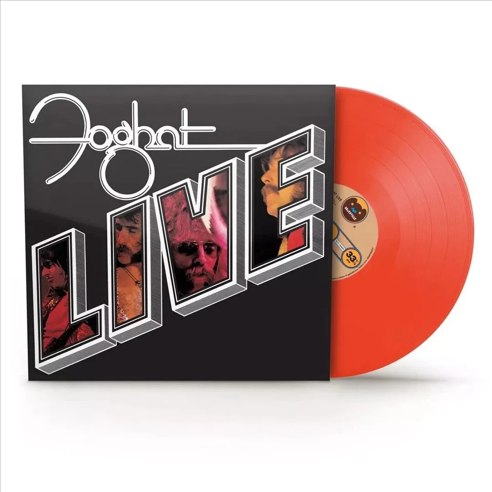 Foghat – Live  - Orange LP Vinyl Record 12" - NEW Sealed - 2024 Rocktober Reiss. - Image 1 of 1