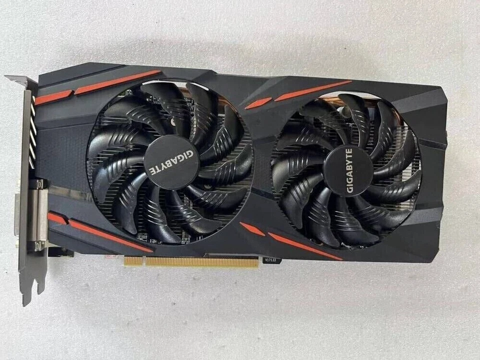 GIGABYTE AMD Radeon RX580 8GB GDDR5 PCI-E Graphics Video Card DP DVI HDMI - Image 1 of 3