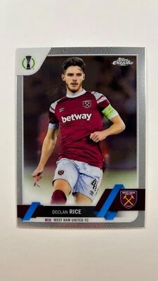 2023 Topps Chrome UEFA Declan Rice #41 West Ham United - Image 1 of 2