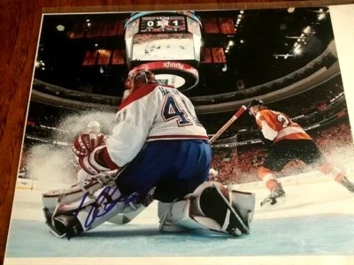 Foto autografiada de Jaroslav Halak Montreal Canadiens 8x10 certificado de autenticidad Foto 1 de 2