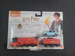 Matchbox Harry Potter Hogwarts Express Train, '62 Ford Anglia (2024 MBX Convoys) - Picture 1 of 11