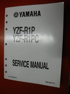Yamaha YZF-R1P 2002 YZF-R1PC MANUAL DE SERVICIO DE REPARACIÓN ORIGINAL DE FÁBRICA R1 - Imagen 1 de 6