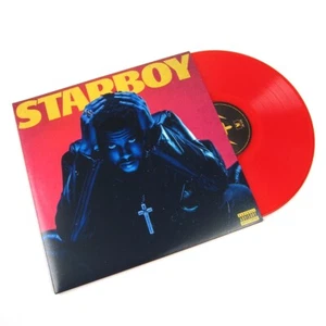 The Weeknd Starboy LTD 2LP Translucent Red Vinyl 2017 Republic - Picture 1 of 3