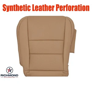 For 2014-2020 Lexus IS 4-DOOR -Driver Side Bottom Leather Seat Cover Flaxen Tan - Picture 1 of 17