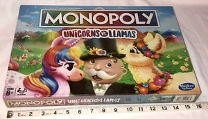 Monopoly Unicorns Vs. Llamas Edition Board Game: Complete NEW Sealed - Picture 1 of 12