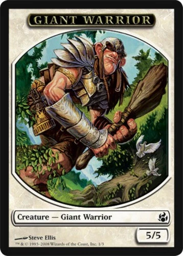 Giant Warrior Token - Morningtide #1/3 MTG Magic The Gathering - Image 1 of 1