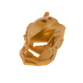 1X Lego Bionicle Hero Factory Mask Pearl Gold Heroes Rocka 44002 6016214 11276