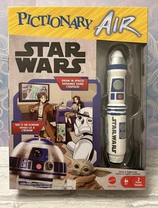 Pictionary Air Star Wars Family Game for Kids & Adults  R2-D2 Light Pen New A - Picture 1 of 2