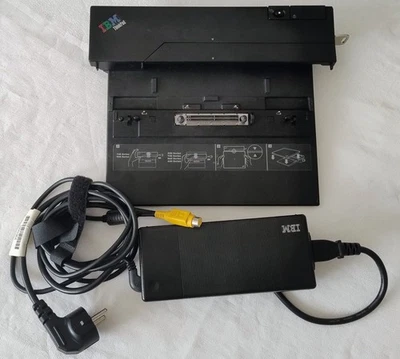 Netzteil 16V 7,5A und Docking Station, IBM Thinkpad, Type 2878, 02K7093 93P5021 - Bild 1 von 3