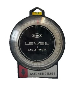 PRO Products Co. Vintage Pro Level + Angle Finder W/ Magnetic Base - Picture 1 of 5