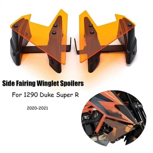 For KTM 1290 Super Duke R 2020-2021 1 Pair Of Side Fairing Winglet Spoilers Kits - Picture 1 of 7