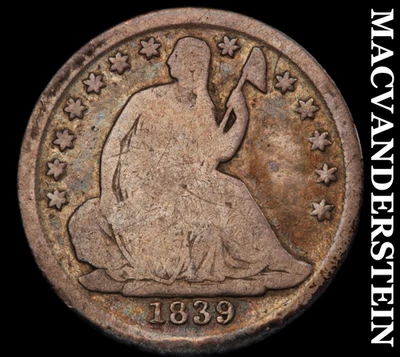 1839-O Seated Liberty Half Dime - Scarce  Semi-key  Better Date  #G2782 - Image 1 of 2