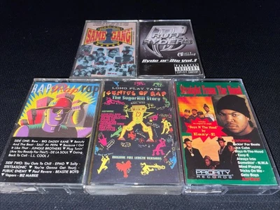 RAP compilation 5 cassette lot Ryde or Die vol. 1 Straight from Hood Genius Rap - Image 1 of 4