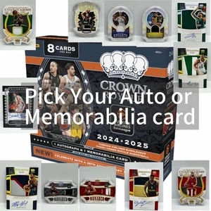 2024-25 Panini Crown Royale Euroliga Autos Siluetas Memorabilia Elige tu C - Imagen 1 de 279