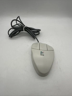 Vintage Logitech Mouseman 3 Button Serial-MousePort M-CQ38 Mechanical Ball Mouse - Image 1 of 4