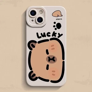 Case For iPhone 16 Pro Max 15 14 13 12 11 XS XR 7 8 6 Capybara Soft Phone Cover - Picture 1 of 8