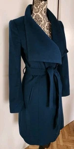 SABA womens wool cashmere wrap coat size 6 as new - Picture 1 of 7