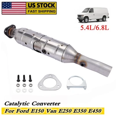 Catalytic Converter For Ford E150 Van E250 E350 E450 5.4L 6.8L 1997-2005 #30803 - Image 1 of 4