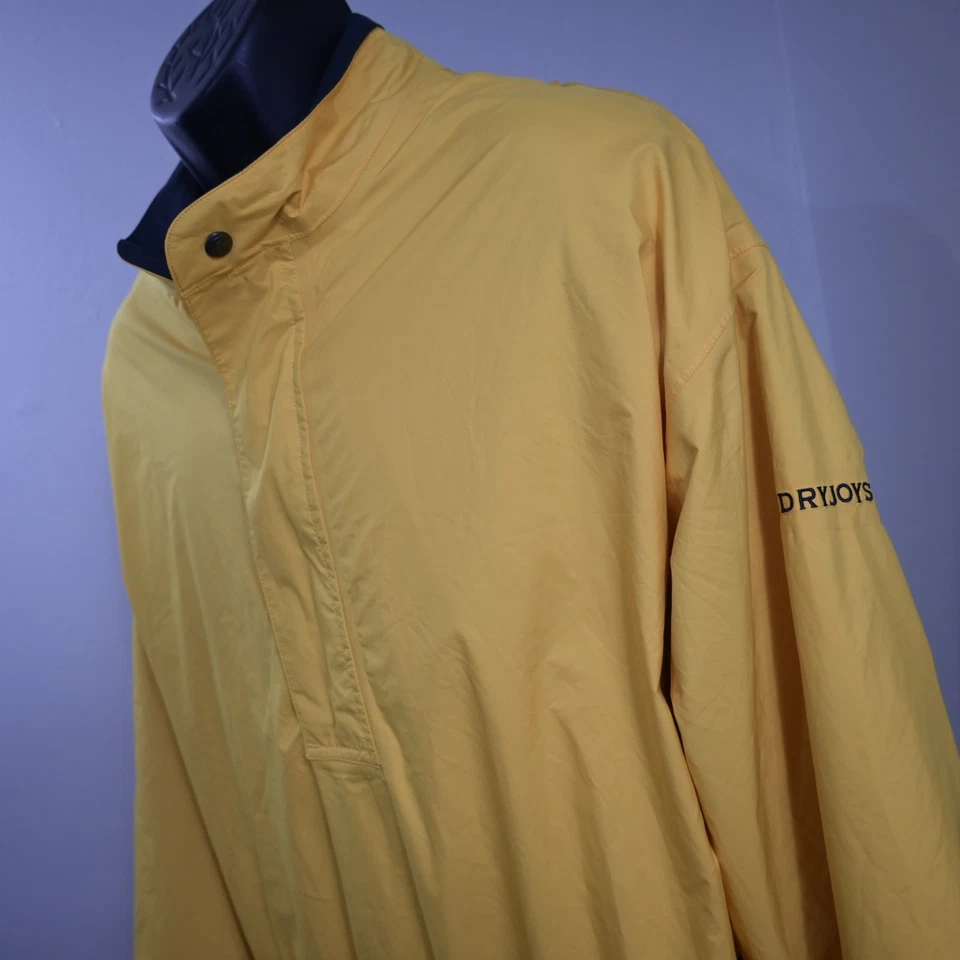 Chaqueta de golf FootJoy DryJoys amarilla 1/4 cremallera con bolsillo manga larga para hombre talla XL Foto 1 de 4