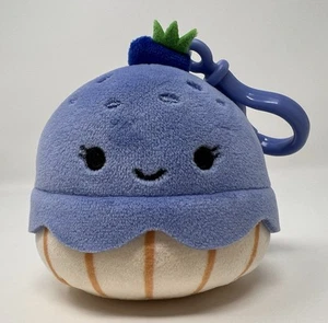 Squishmallows Breakfast Squad Jova Blueberry Muffin Clip Plush Stuffed NO TAGS - Picture 1 of 5