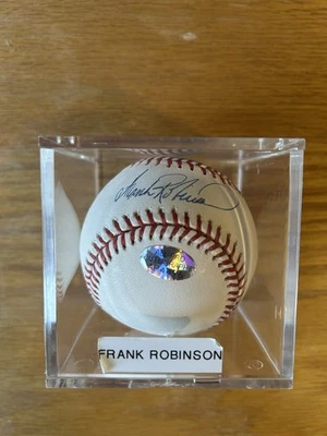 FRANK ROBINSON AUTOGRAFIADO OFICIAL DE LAS GRANDES LIGAS DE BÉISBOL AUTOMÁTICO CON CERTIFICADO DE AUTENTICIDAD Foto 1 de 4
