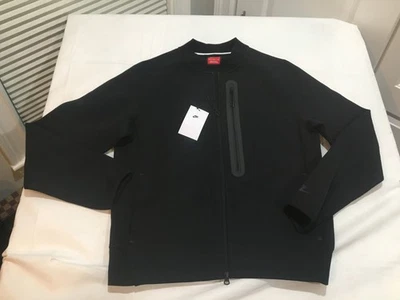 NWT $155.00 Nike Sportswear Mens Tech Fleece Bomber Jacket Black Size XL - Image 1 of 2