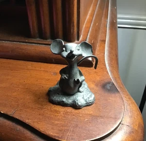 Vintage signierte Kelly Waters Zinn Maus Figur 1,75" groß - Bild 1 von 4