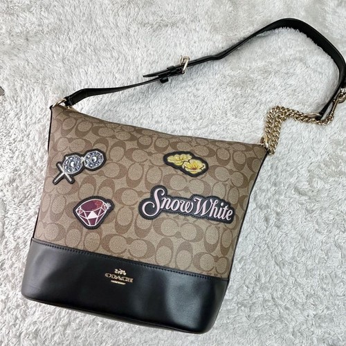 Borsa a tracolla Coach Disney Biancaneve firmata pelle multicolore 73301c