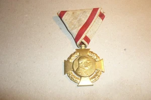Österreich - Ungarn ! Militär Auszeichnung Madaille Jubiläumskreuz 1908 am Band - Bild 1 von 5