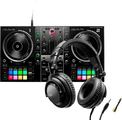 Hercules DJ Control Inpulse 500 - Controlador DJ USB 2 Canales + Auriculares HDP DJ45 - Imagen 1 de 4