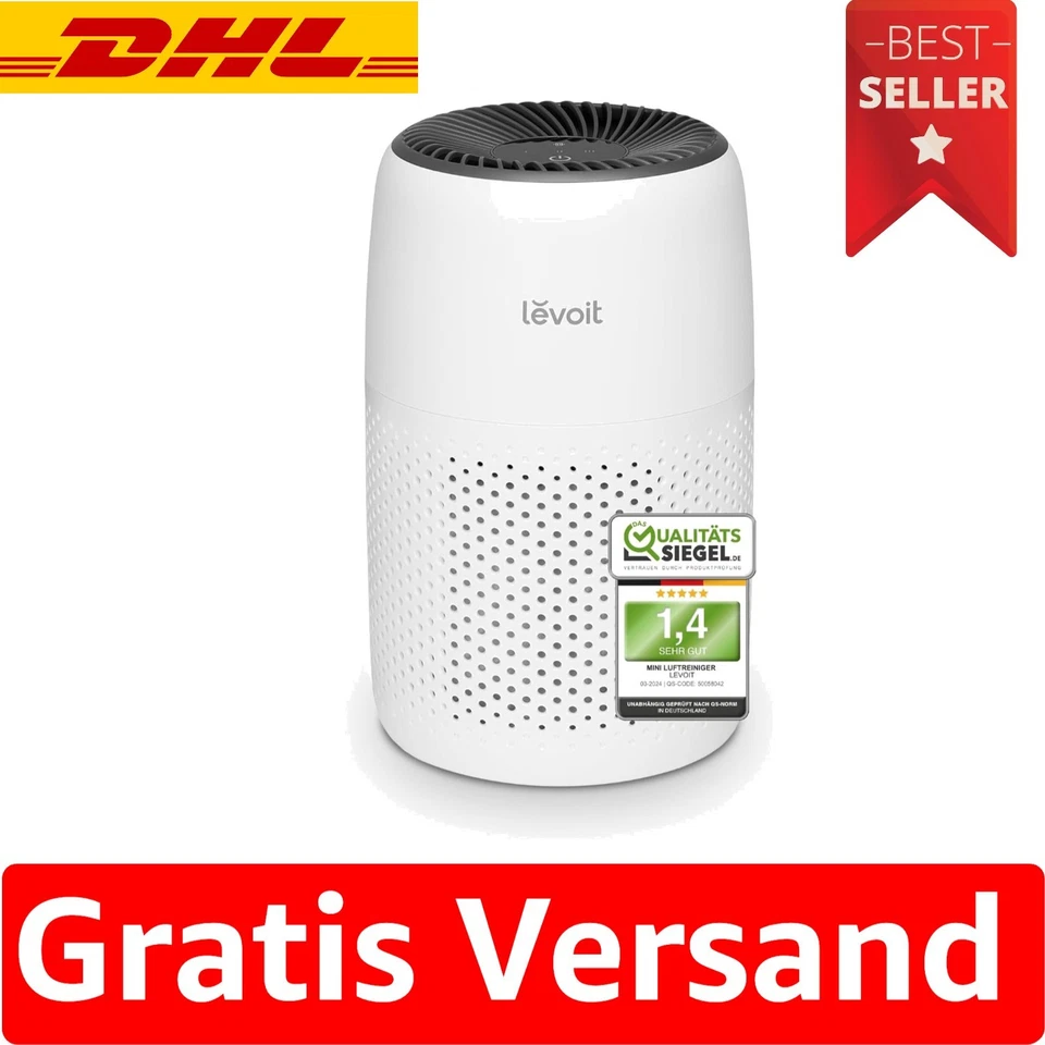 LEVOIT Core Mini Luftreiniger - True HEPA - LAP-C161-WEU