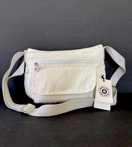 Kipling White Syro Crossbody Bag NWT Alabaster Divided Travel Handbag Purse NEW - Bild 1 von 21