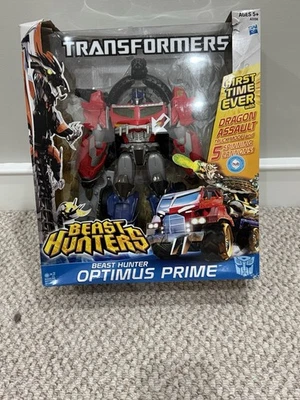 Novo Transformers Prime Beast Hunters Leader Class OPTIMUS PRIME DRAG0N ASSAULT - Imagem 1 de 4