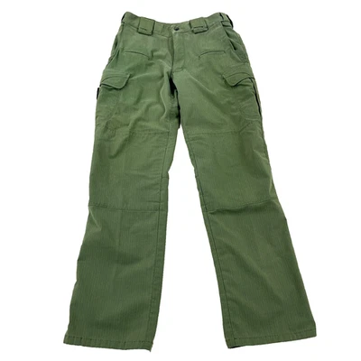Pantalones cargo tácticos 5.11 para hombre 30x32 verde Rip Stop Taclite militar profesional combate Foto 1 de 4