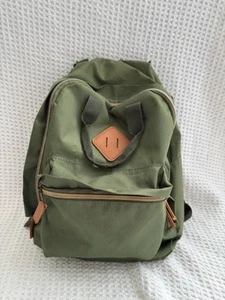 MADISON & DAKOTA Canvas Mini Backpack for Everyday & Day Pack Green - Picture 1 of 7