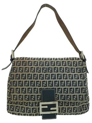Fendi Zucchino Mamma Bucket 26325 Semi Shoulder Bag #T1241 - Image 1 of 4