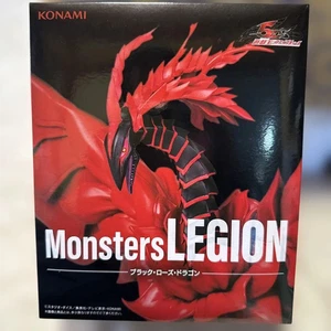 Yu-Gi-Oh! Monsters Legion Black Rose Dragon Figure Konami Japan PVC New - Picture 1 of 3