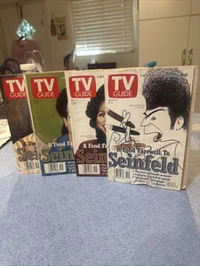 TV Guide A Fond Farewell to SEINFELD, Al Hirschfeld covers SET OF 4 1998 - Picture 1 of 1