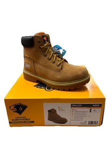 Herman Survivors Men's Driller Steel Toe Work Boots Size 8 1/2 - New in Box - Picture 1 of 1