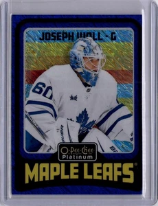 Joseph Woll #R30 Retro Blue Luster /100  2024-25 O-Pee-Chee Platinum - Picture 1 of 2