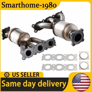 Manifold Catalytic Converters Set For 2007-2014 Volvo XC90 3.2L Left+ Right Side - Foto 1 di 23